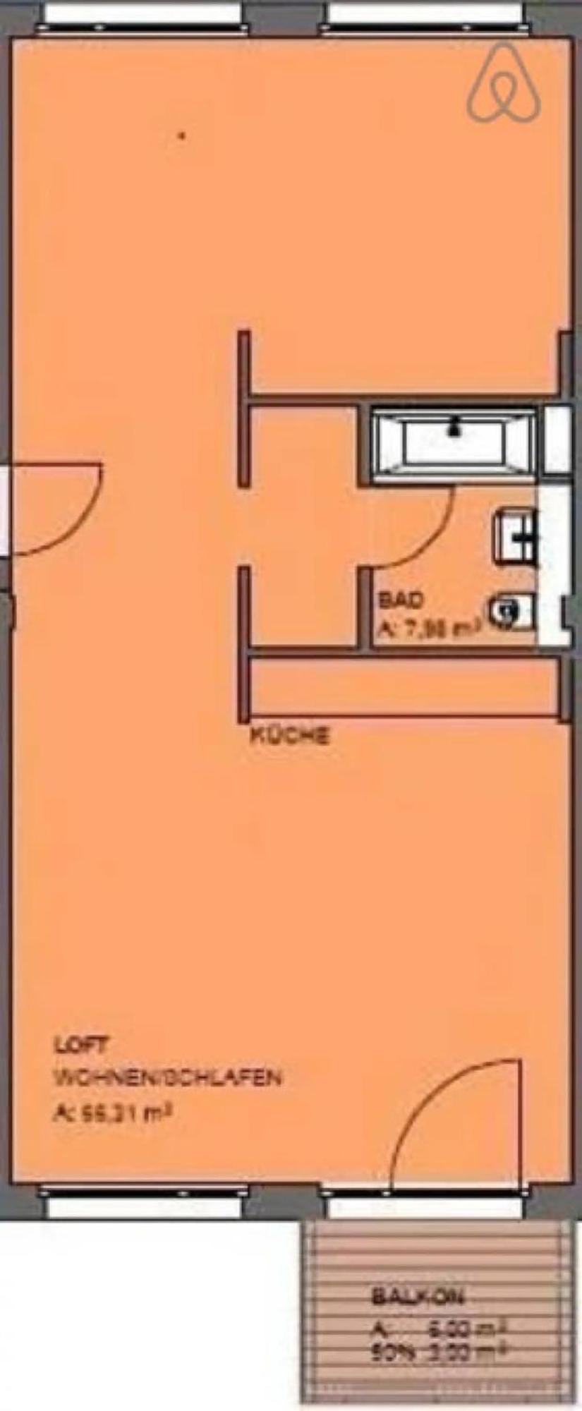 Spacious Studio Apartment Friedrichshain Berlin Bagian luar foto